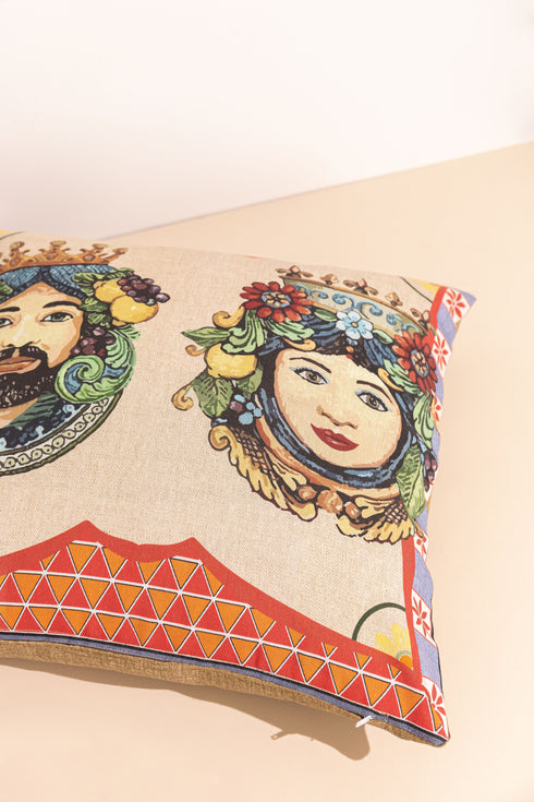 Testa di Moro cushion